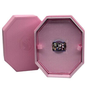 Swarovski Curiosa cocktail ring Triangle cut, Multicolored Size EUR 52 / USA 6